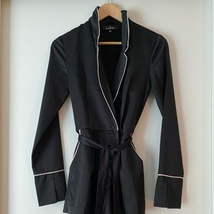 Black Satin Pajama Jumper